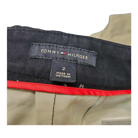 Tommy Hilfiger A-Line Women's Size 2 Striped‎ Skirt Pockets & Pleated Frontside - Picture 5 of 7